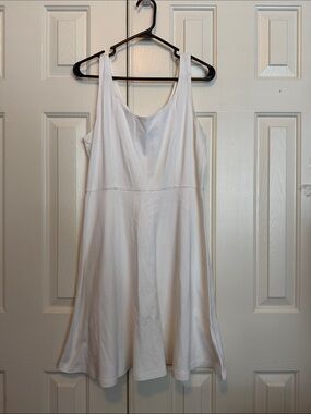 New York & Company White Midi Tank Dress